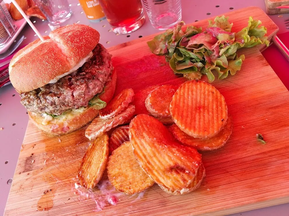 Burger de Veau Au Chèvre Miel